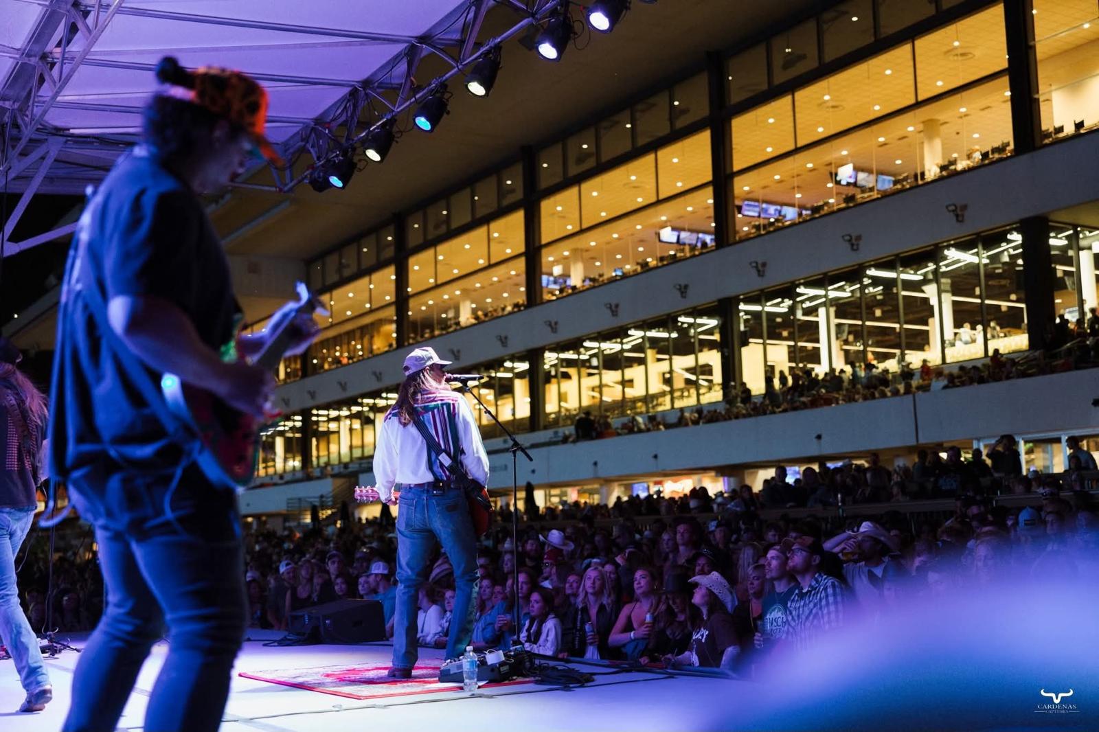 Live entertainment at the racetrack